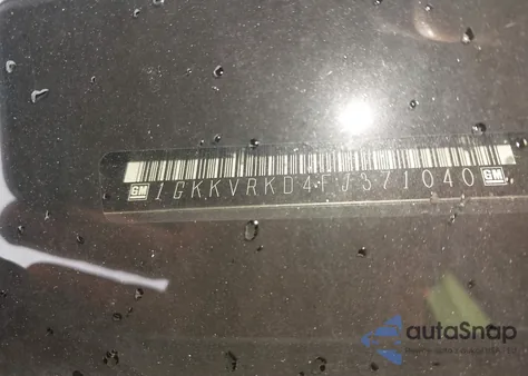 2015 GMC Acadia Slt-1 из США, поврежденный, VIN 1GKKVRKD4FJ371040